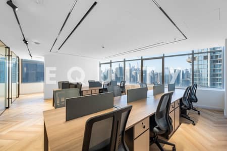 Office for Rent in Jumeirah Lake Towers (JLT), Dubai - Premium | Fully Furnished | Corner Office