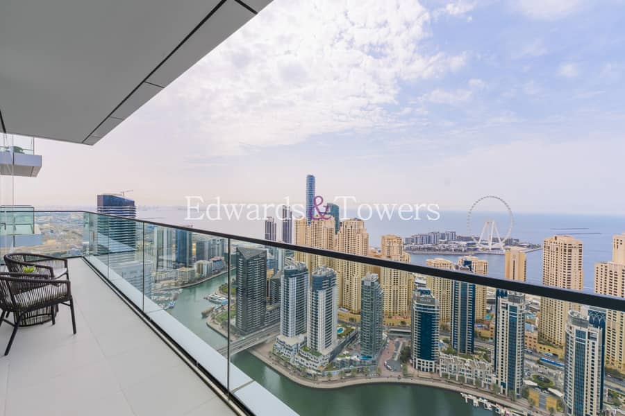 Above 50th Floor! | Furnished | Marina & Palm View Above 50th Floor! | Furnished | Marina & Palm View