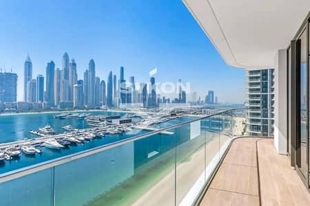3 Bedroom Apartment for Sale in Dubai Harbour, Dubai - Unfurnished | Full Sea View | Mid Floor Unit 3 Bedroom Apartment for Sale in Dubai Harbour, Dubai - Unfurnished | Full Sea View | Mid Floor Unit