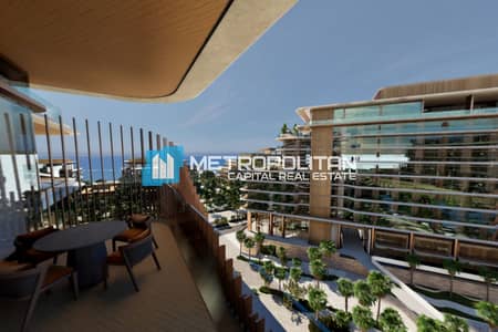 2 Bedroom Flat for Sale in Saadiyat Island, Abu Dhabi - 2BR+M w/ Wide Balcony | Partial Sea View | Corner 2 Bedroom Flat for Sale in Saadiyat Island, Abu Dhabi - 2BR+M w/ Wide Balcony | Partial Sea View | Corner