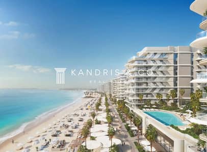 شقة 1 غرفة نوم للبيع في جزيرة فاهد، أبوظبي - beach view. png
