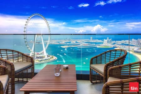 2 Bedroom Flat for Rent in Jumeirah Beach Residence (JBR), Dubai - Panoramic Sea View|Vacant|Furnished|High Floor 2 Bedroom Flat for Rent in Jumeirah Beach Residence (JBR), Dubai - Panoramic Sea View|Vacant|Furnished|High Floor