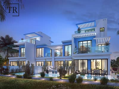 5 Schlafzimmer Townhouse zum zum Verkauf in DAMAC Lagoons, Dubai - Reihenhaus in DAMAC Lagoons，Santorini, 5 schlafzimmer, 3199999 AED - 15480667