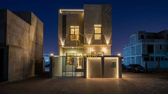 5 Bedroom Villa for Sale in Al Zahya, Ajman - Luxury_villa_nighttime_scene_202605290126. jpeg 5 Bedroom Villa for Sale in Al Zahya, Ajman - Luxury_villa_nighttime_scene_202605290126. jpeg
