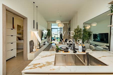 1 Bedroom Apartment for Rent in Jumeirah Village Circle (JVC), Dubai - Pool View | | Boutique Furnishings