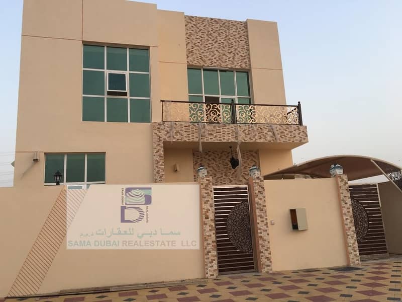 Villa for sale in Ajman Jasmine area area of ​​3200 feet At an excellent price