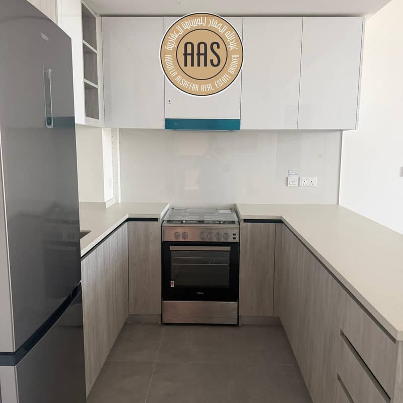 Brand New building !! 1-Bedroom + open view balcony With all amenities gym pool cover car parking . . . - Image 6