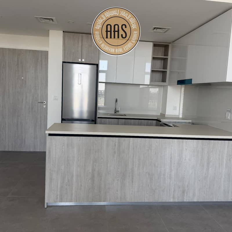 Brand New building !! 1-Bedroom + open view balcony With all amenities gym pool cover car parking . . . - Image 8