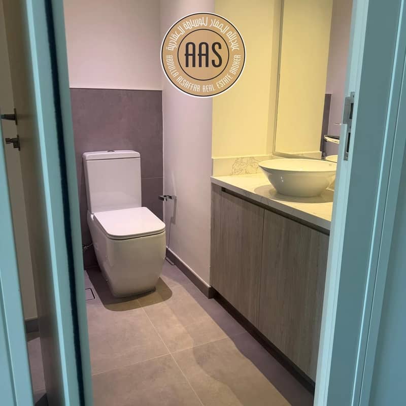 Brand New building !! 1-Bedroom + open view balcony With all amenities gym pool cover car parking . . . - Image 11