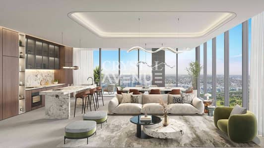 1 Спальня Апартаменты Продажа в Дубай Даунтаун, Дубай - RIXOSFCR_1 Bedroom Living and Dining. jpg