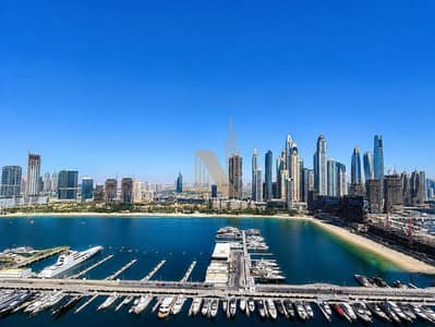 2 Slaapkamers Appartement te Huur in Dubai Harbour, Dubai - Appartement in Dubai Harbour，Emaar Beachfront，Marina Vista，Marina Vista Tower 2, 2 slaapkamers, 180000 AED - 15461246