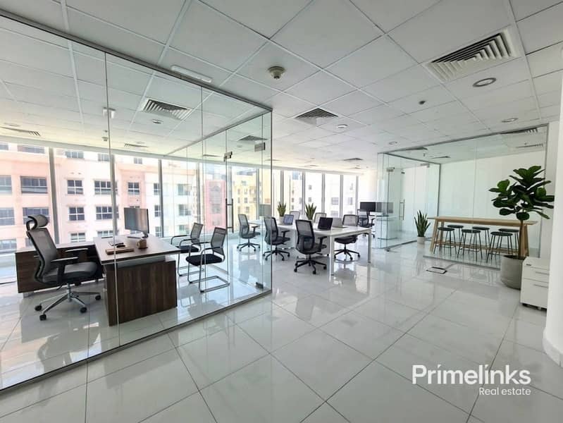 Prime Location | Modern Glass-Partitioned Office Prime Location | Modern Glass-Partitioned Office