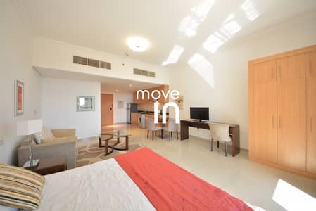 Studio for Rent in Arjan, Dubai - Furnished | Studio | Balcony | West Side