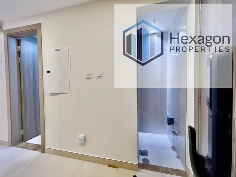 brand new building studio apartment ready to move with 12+ aminties chiler free on prime location contac us now - Image 13
