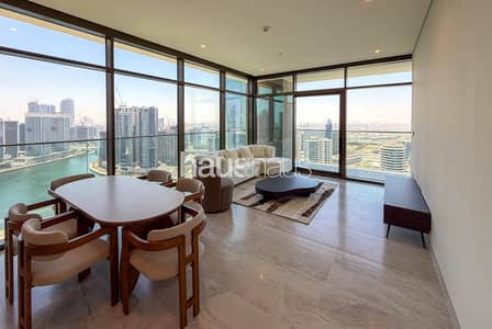 3 Bedroom Flat for Rent in Business Bay, Dubai - Corner | Burj & Canal View | High Flr | Furnished 3 Bedroom Flat for Rent in Business Bay, Dubai - Corner | Burj & Canal View | High Flr | Furnished