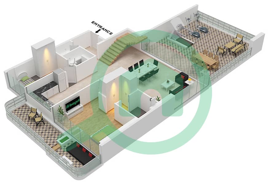 A Type 2 Unit 7 Floor 4,8 Lower
B Type 1 Unit 1 Floor 4,8 Lower Reef 999 - 4 Bedroom Villa Type/unit 1,2 / UNIT 1,7 FLOOR 4,8 Floor plan A Type 2 Unit 7 Floor 4,8 Lower
B Type 1 Unit 1 Floor 4,8 Lower interactive3D