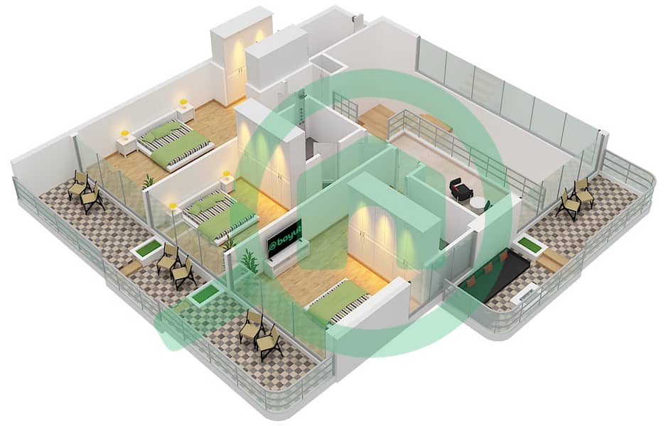 A Type 2 Unit 7 Floor 4,8 Upper
B Type 1 Unit 1 Floor 4,8 Upper Reef 999 - 4 Bedroom Villa Type/unit 1,2 / UNIT 1,7 FLOOR 4,8 Floor plan A Type 2 Unit 7 Floor 4,8 Upper
B Type 1 Unit 1 Floor 4,8 Upper interactive3D