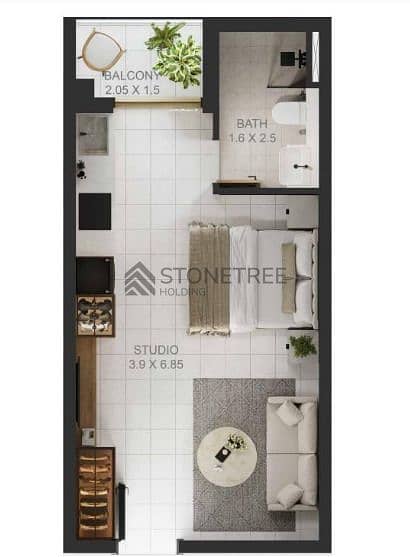 Modern Studio | Best Price | Prime Location - Image 22