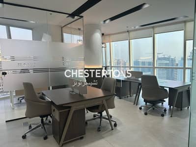 Office for Rent in Business Bay, Dubai - NO AGENT | FITTED | PARTITIONED | CANAL VIEW UNIT