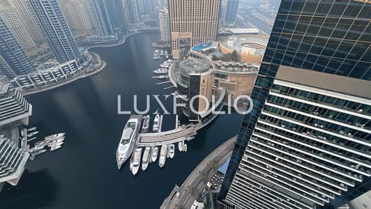 4 Bedroom Flat for Rent in Dubai Marina, Dubai - Stunning Full Marina View | Vacant 4 Bedroom Flat for Rent in Dubai Marina, Dubai - Stunning Full Marina View | Vacant