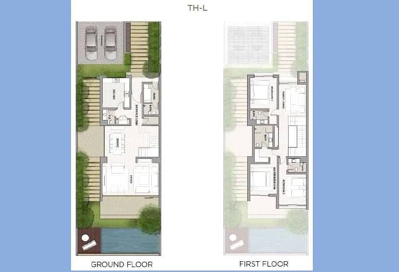 12 6050 SqFt Plot | TH-L | Single Row | 3 Bed