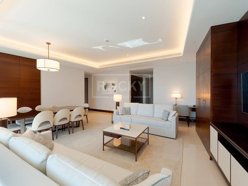 Higher Floor | Furnished | 3-Bed | Burj Khalifa View Higher Floor | Furnished | 3-Bed | Burj Khalifa View