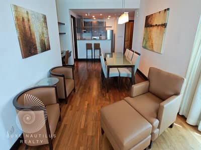 2 Bedroom Apartment for Rent in Al Sufouh, Dubai - 015 lounge area with dinning. jpeg 2 Bedroom Apartment for Rent in Al Sufouh, Dubai - 015 lounge area with dinning. jpeg