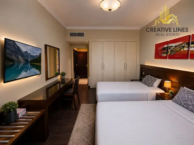 DREAM HOUSE/ Fully furnished/appliances kitchen/chiller free/ gym pool parking free
