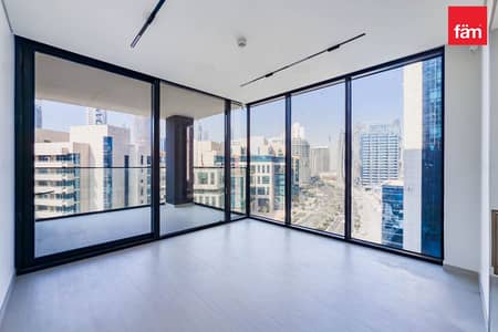 2 Bedroom Flat for Rent in Business Bay, Dubai - Vacant | Corner | Burj View | Private Jacuzzi