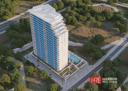 Studio for Sale in Dubai Production City (IMPZ), Dubai - Balcony with pool | Smart Home | Higher Floor
