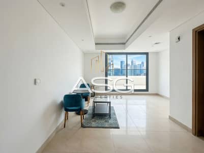 朱美拉环形村(JVC)， 迪拜 1 卧室公寓待租 - living_room_view_enhanced_1. png