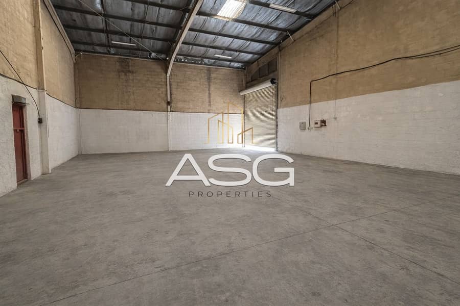 3 Empty warehouse with roll-up door. png