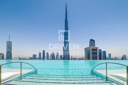 3 Bedroom Flat for Rent in Downtown Dubai, Dubai - Modern Unit with Maids Room | Burj Khalifa View