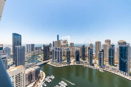 3 Bedroom Apartment for Sale in Dubai Marina, Dubai - Panoramic Marina Views | High Floor | Vida Living 3 Bedroom Apartment for Sale in Dubai Marina, Dubai - Panoramic Marina Views | High Floor | Vida Living