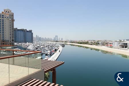 Studio for Rent in Palm Jumeirah, Dubai - Vacant | Unfurnished | Sunset Marina View Studio for Rent in Palm Jumeirah, Dubai - Vacant | Unfurnished | Sunset Marina View