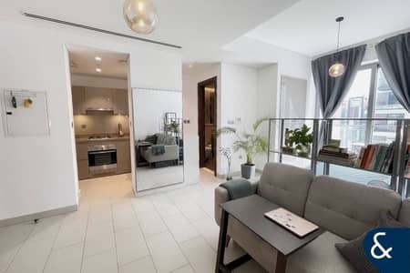 Studio for Rent in Sobha Hartland, Dubai - Furnished | Pool & Park View | High Floor
