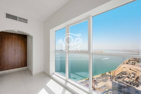 2 Bedroom Apartment for Rent in Al Reem Island, Abu Dhabi - Master Bedroom View1. jpg