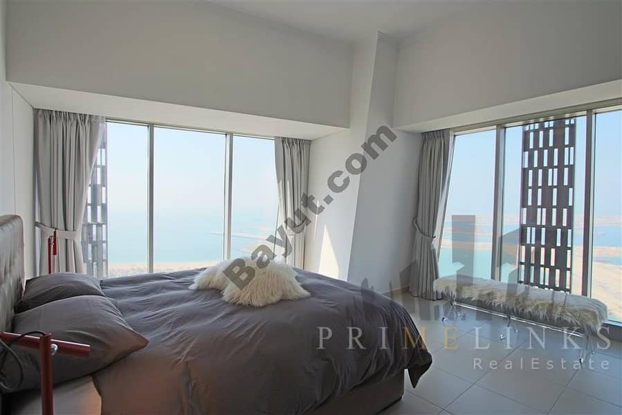 Furnished 2 Bedrooms Sea View Chiller included