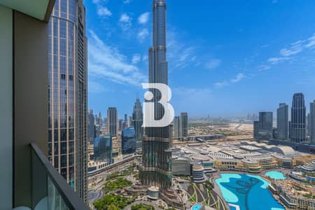 2 Bedroom Flat for Rent in Downtown Dubai, Dubai - 2BR | FULL BURJ & FOUNTAIN VIEW | HIGH FLOOR