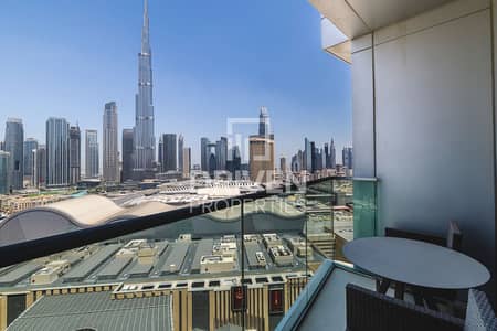 1 Bedroom Flat for Sale in Downtown Dubai, Dubai - Furnished | Burj and Fountain View | Best Layout