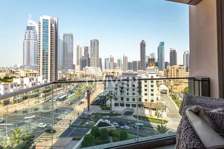 2 Bedroom Apartment for Rent in Downtown Dubai, Dubai - Furnished | Majestic Burj Khalifa View | Spacious