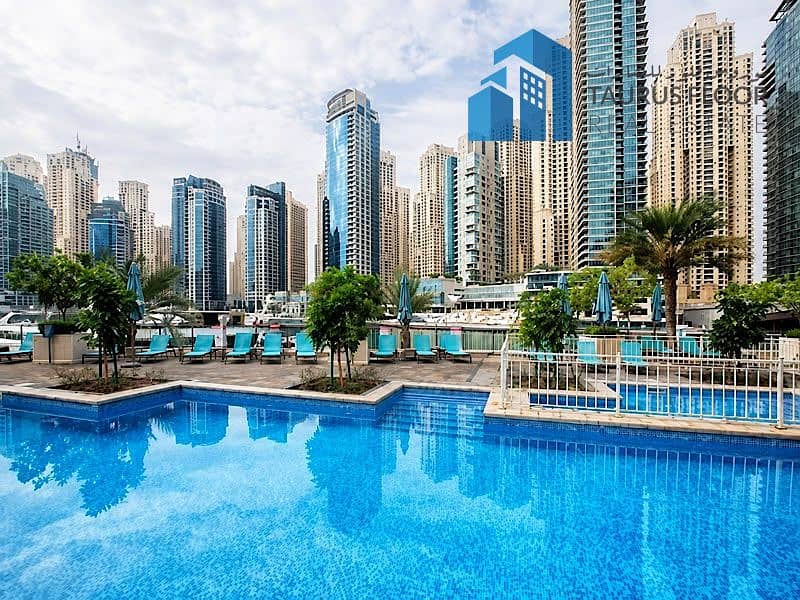 Fully Furnished 1BR || Chiller Free || Marina View