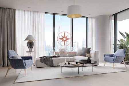 2 Bedroom Flat for Sale in Sobha Hartland, Dubai - 02_SOBHA_Extension_Living_Room. jpg 2 Bedroom Flat for Sale in Sobha Hartland, Dubai - 02_SOBHA_Extension_Living_Room. jpg