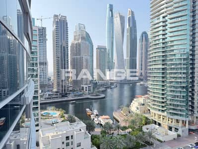2 Bedroom Flat for Rent in Dubai Marina, Dubai - Elegant | Available Now | Marina Sea View 2 Bedroom Flat for Rent in Dubai Marina, Dubai - Elegant | Available Now | Marina Sea View