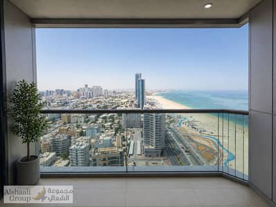 2 Schlafzimmer Wohnung zum zur Miete in Al Rumaila, Ajman - balcony view. jpeg 2 Schlafzimmer Wohnung zum zur Miete in Al Rumaila, Ajman - balcony view. jpeg