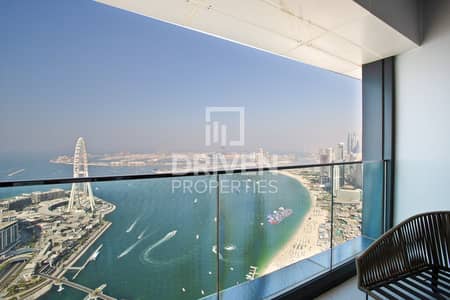 2 habitaciones Apartamento para en Alquiler en Jumeirah Beach Residence (JBR), Dubai - Apartamento en Jumeirah Beach Residence (JBR)，The Address Residences Jumeirah Resort and Spa，Jumeirah Gate Tower 2, 2 dormitorios, 419999 AED - 15550228