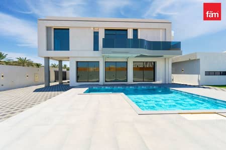 5 Bedroom Villa for Rent in Nad Al Sheba, Dubai - 5br Villa + Maid Room | Outside Kitchen
