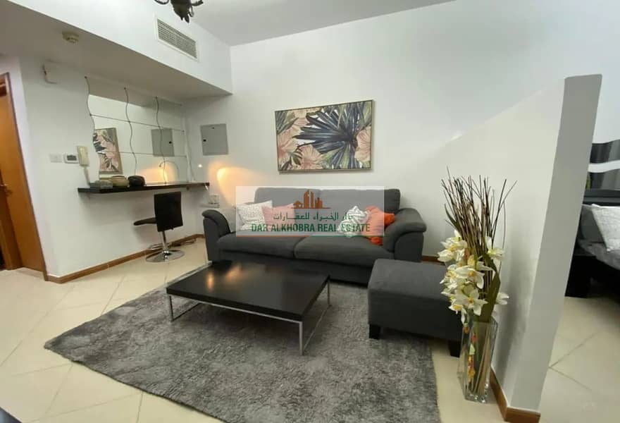 Furnished 1BR Apartment | Marina Diamond 2 | City & SZR View