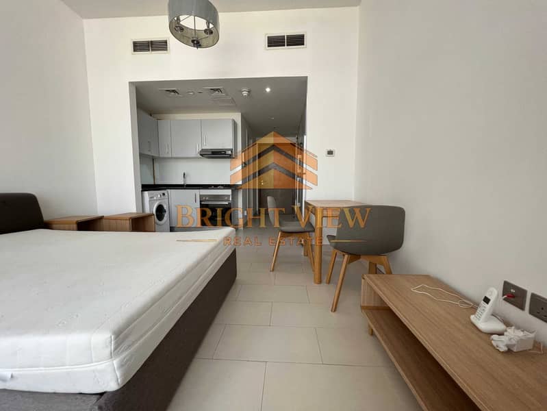 Furnished Studio | Chiller Free | Balcony | Road Facing