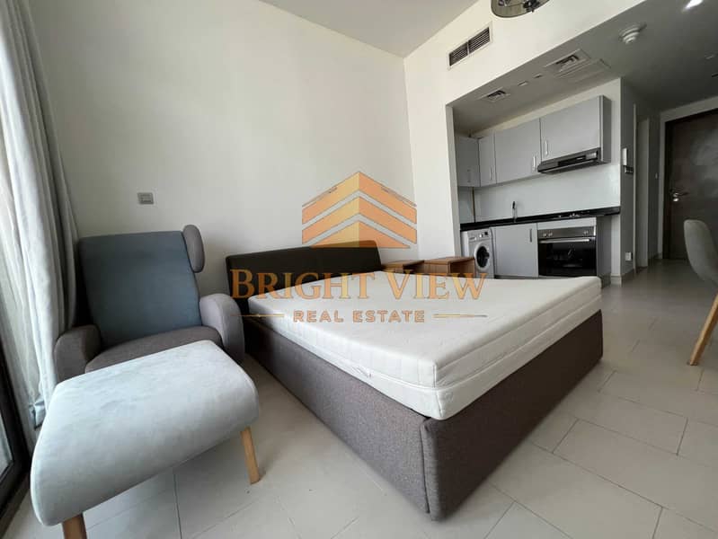 Furnished Studio | Chiller Free | Balcony | Road Facing
